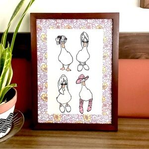 Get Your Ducks in a Row Ducks Getting Ready Towel Curlers
Canvas Wall Art Framed